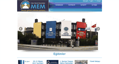 Desktop Screenshot of mem.yildiz.edu.tr