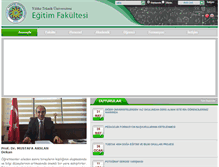 Tablet Screenshot of egf.yildiz.edu.tr