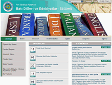 Tablet Screenshot of bde.yildiz.edu.tr