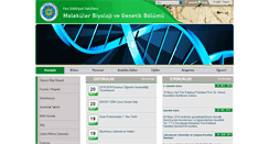 Desktop Screenshot of bio.yildiz.edu.tr