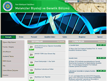 Tablet Screenshot of bio.yildiz.edu.tr